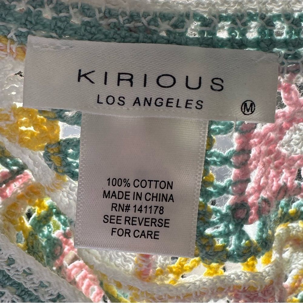 Kirious Los Angeles Crotchet Crop Tank Size M - Picture 3 of 4